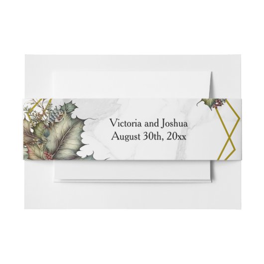 The Winery 招待状ベリーバンド (正面例)