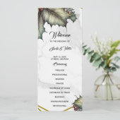 The Winery 2 sided Program Card プログラム (スタンド正面)