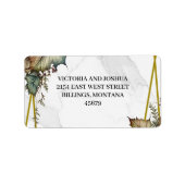 The Winery Address ラベル (正面)