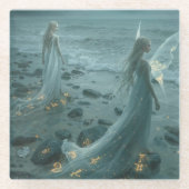 The Winged One and the Shorebound Sister ガラスコースター (正面)