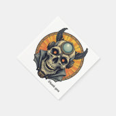 The winged skull.  スタンダードカクテルナプキン (角)