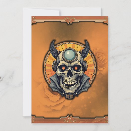 The winged skull.  招待状 (裏面)