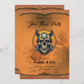 The winged skull.  招待状 (正面/裏面)