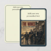 The Winks Album: パロディ 招待状 (正面/裏面)