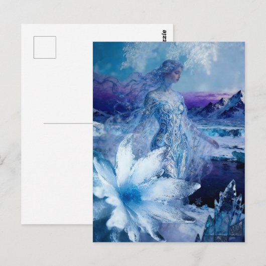 The winter Goddess ポストカード (正面/裏面)