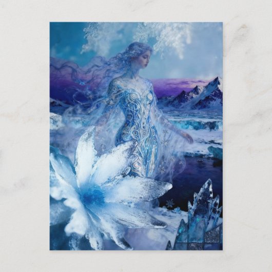The winter Goddess ポストカード (正面)