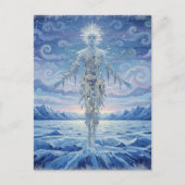 The winter Goddess Snow and Ice Mountains ポストカード (正面)