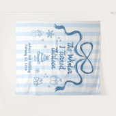 The Winter I turned 13 Birthday Banner  タペストリー (正面(横))