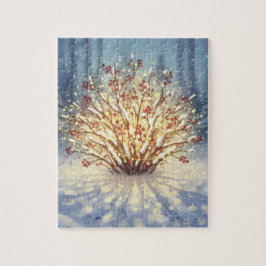 The Winter Lantern | Glowing Berry Bush ジグソーパズル