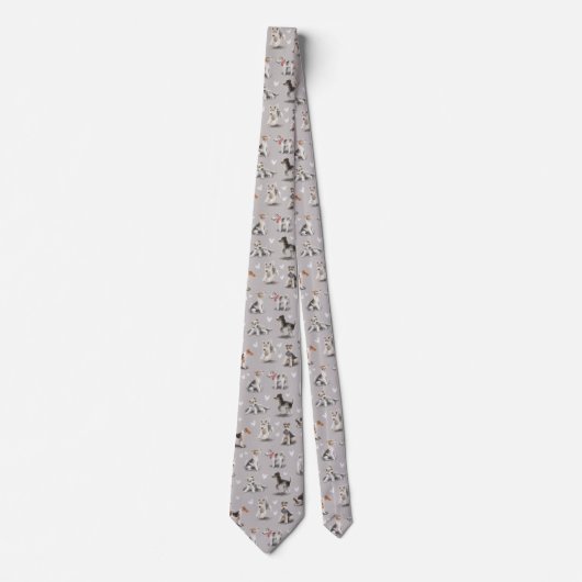 The Wire Haired Fox Terrier Tie ネクタイ (正面)