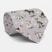The Wire Haired Fox Terrier Tie ネクタイ (ロール)