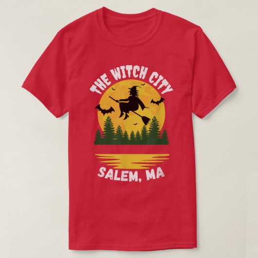 The Witch City, Salem MA T-Shirt Tシャツ (デザイン正面)
