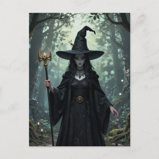 The witch in the forest  ポストカード (正面)