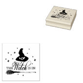 The Witch Is In | ハロウィンの魔女 ラバースタンプ (押印)