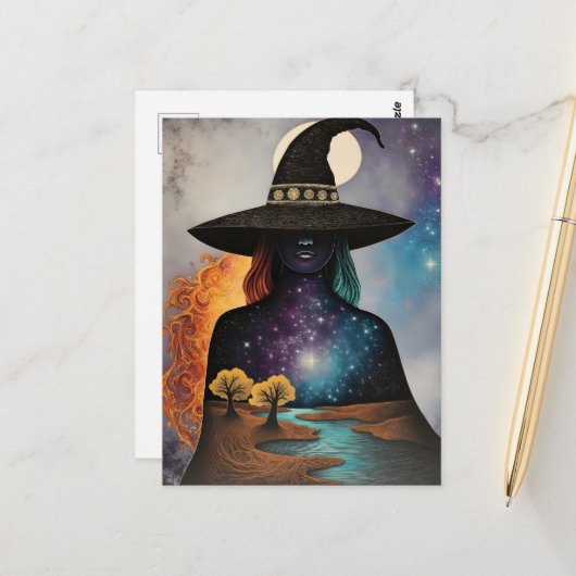 The Witch Protector of Nature ポストカード (正面/裏面インサイチュ)