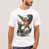 The Witcher Monster Hunter – Fantasy Warrior T-Shi Tシャツ (正面)
