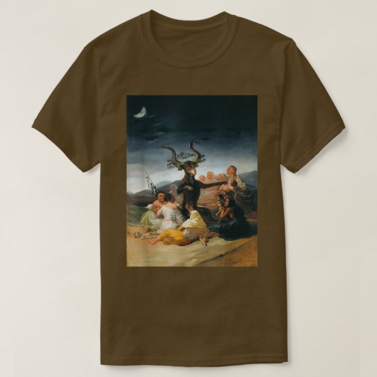 The Witches Sabbath Goya  Tシャツ (デザイン正面)