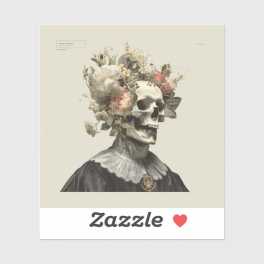 The Withering Courtier – Gothic Fine Art シール (シート)