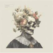 The Withering Courtier – Gothic Fine Art シール (正面)