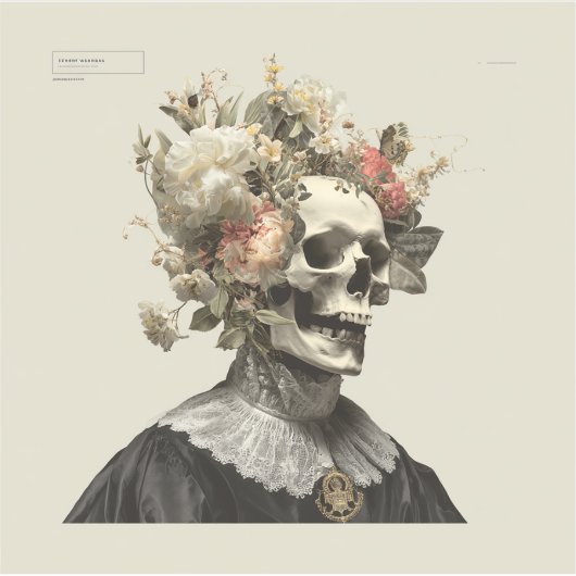 The Withering Courtier – Gothic Fine Art シール (正面)