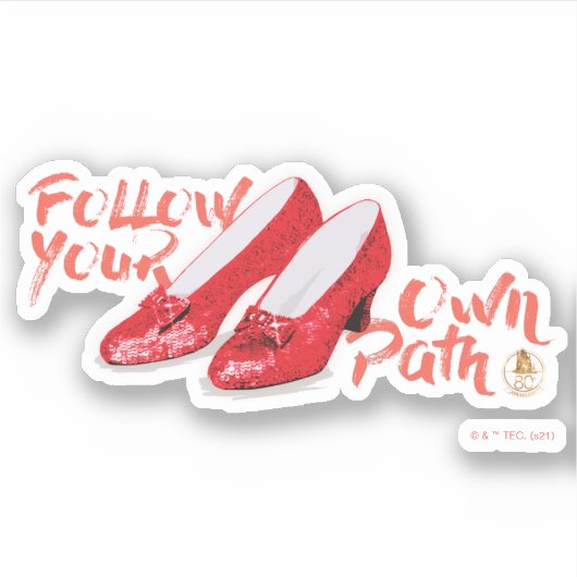 The Wizard Of Oz™ | Follow Your Own Path シール (正面)