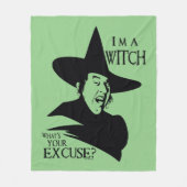 The Wizard Of Oz™ | I'm A Witch フリースブランケット (正面)