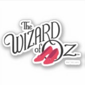 The Wizard Of Oz™ Logo シール (正面)
