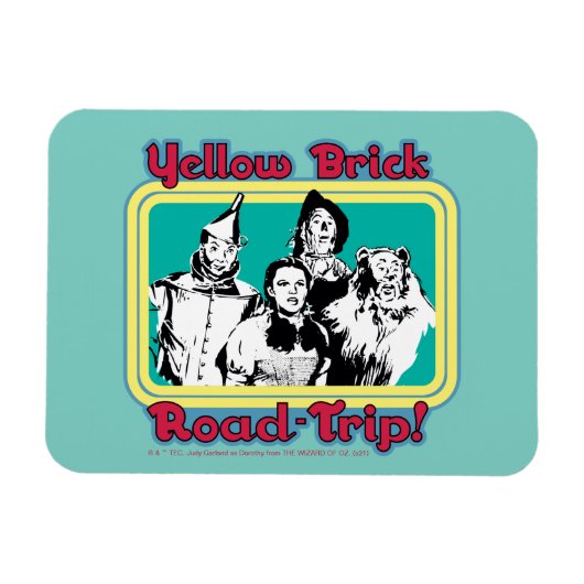 The Wizard Of Oz™ | Yellow Brick Road-Trip! マグネット (横)