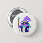 The Wizard Penguin Badge 缶バッジ (正面&裏面)