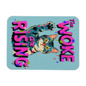 The Woke Are Rising マグネット (横)