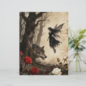 The Wolf and The Fairy Scrapbook Paper (スタンド正面)