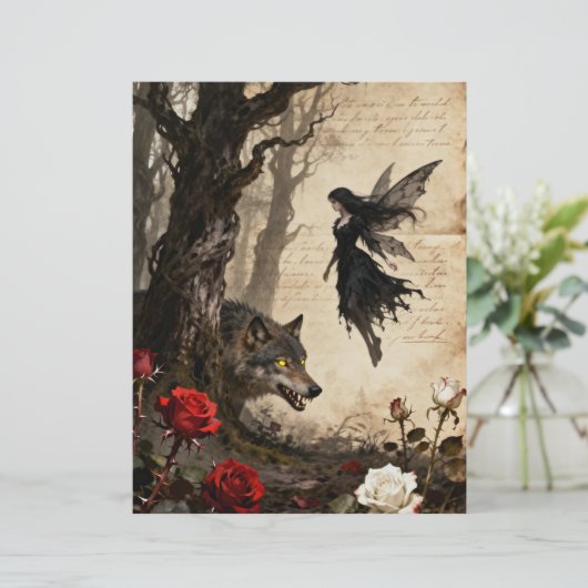 The Wolf and The Fairy Scrapbook Paper (スタンド正面)