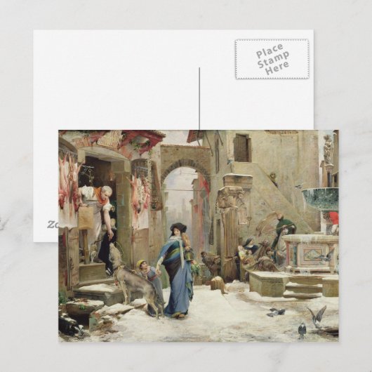 The Wolf of Gubbio, 1877 ポストカード (正面/裏面)