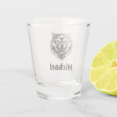 The Wolf Personalized ショットグラス (裏面)