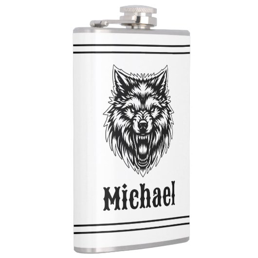 The Wolf Personalized フラスク (右)