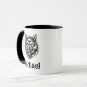 The Wolf Personalized Coffee Cup マグカップ (正面左)