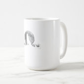 the wolf`s cry under the full moon コーヒーマグカップ (正面右)