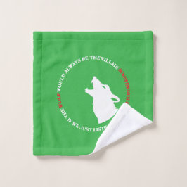 The wolf would always be the villain ウォッシュタオル