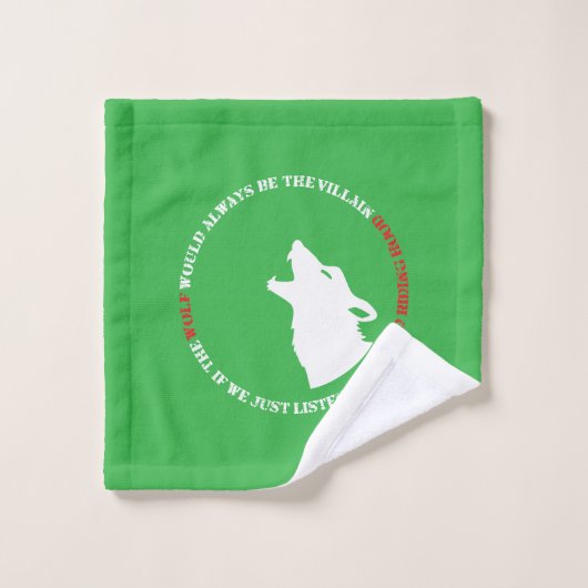 The wolf would always be the villain ウォッシュタオル (ウォッシュタオル)