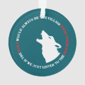 The wolf would always be the villain オーナメント (裏面)