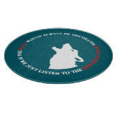 The wolf would always be the villain カッティングボード (角)