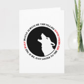 The wolf would always be the villain カード (正面)