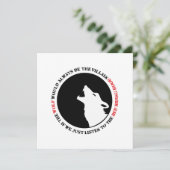 The wolf would always be the villain カード (スタンド正面)