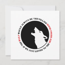 The wolf would always be the villain カード