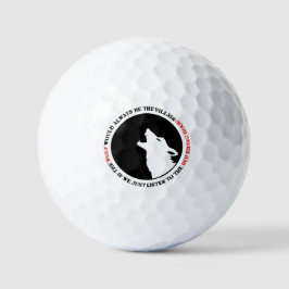 The wolf would always be the villain ゴルフボール