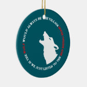 The wolf would always be the villain セラミックオーナメント (右)