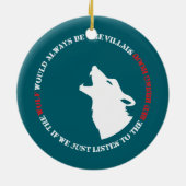 The wolf would always be the villain セラミックオーナメント (裏面)