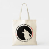 The wolf would always be the villain トートバッグ (裏面)