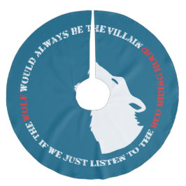 The wolf would always be the villain ブラッシュドポリエステルツリースカート