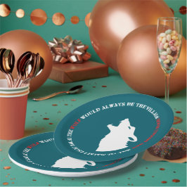 The wolf would always be the villain ペーパープレート